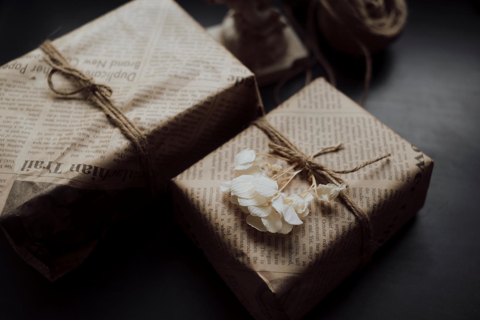 high angle nice presents arrangement