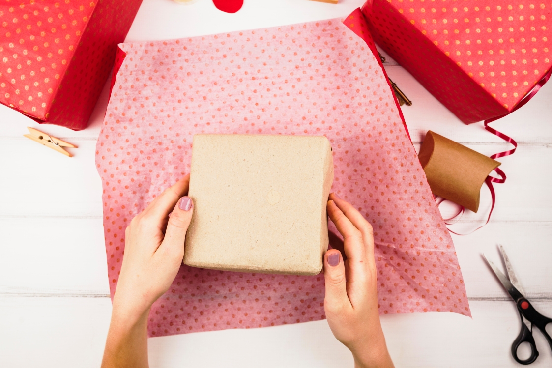 lovely christmas gifts composition