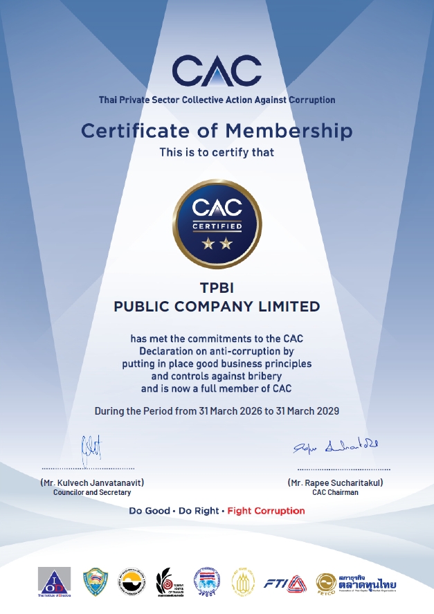 TPBI certified CAC 03